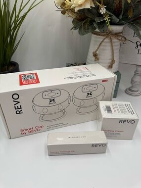 REVO Smart Cupping 2-Pack Set + Oil & Soothing Cream - NIB